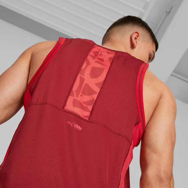 Playera de running sin mangas para hombre PUMA x CIELE, Intense Red, extralarge